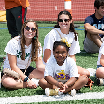 Two women and a child smiling. Links to Gifts That Protect Your Assets